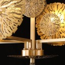 Loft Industry Modern - Print Sun Chandelier